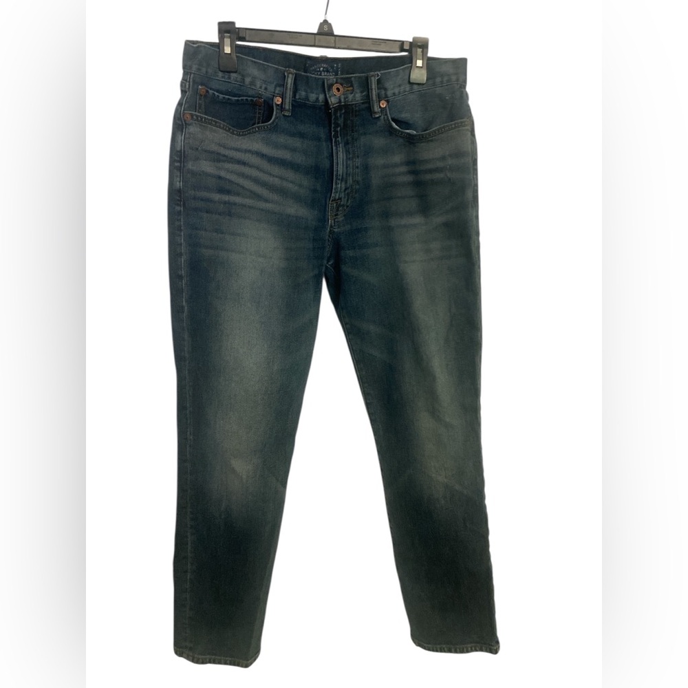 Lucky Brand 121 Heritage Slim Dark Blue Men's Jeans GUC 34/30